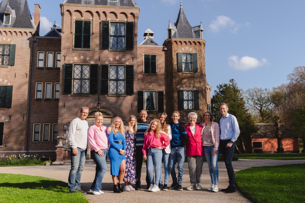 fotoshoot familie bij keukenhof kasteel lisse