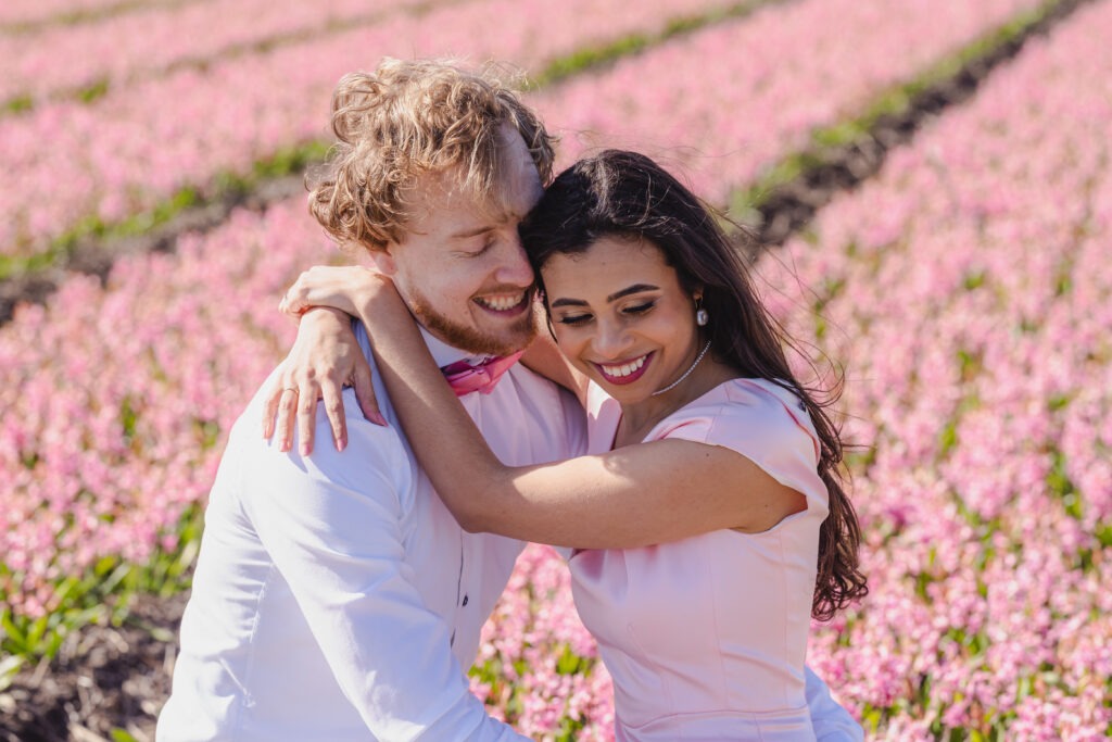 Fotoshoot samen bij the tulip barn in hillegom